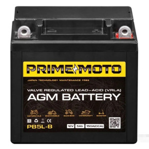 Аккумулятор Prime Moto 5Ач YB5L-B