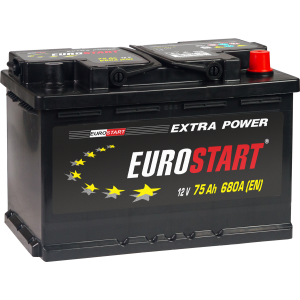 Аккумулятор Eurostart Extra Power 75Ач обратная 																													