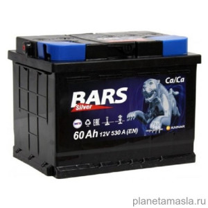 Аккумулятор Bars Premium 60Ач 600А обратная