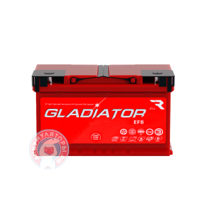 Аккумулятор Gladiator EFB 6 СТ 80Ач оп