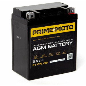 Аккумулятор Prime Moto 7Ач YTX7L-BS