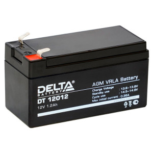 Аккумулятор Delta 1,2Ач DT12012