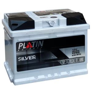 Аккумулятор Platin Silver 60Аh 600А обратная низкая